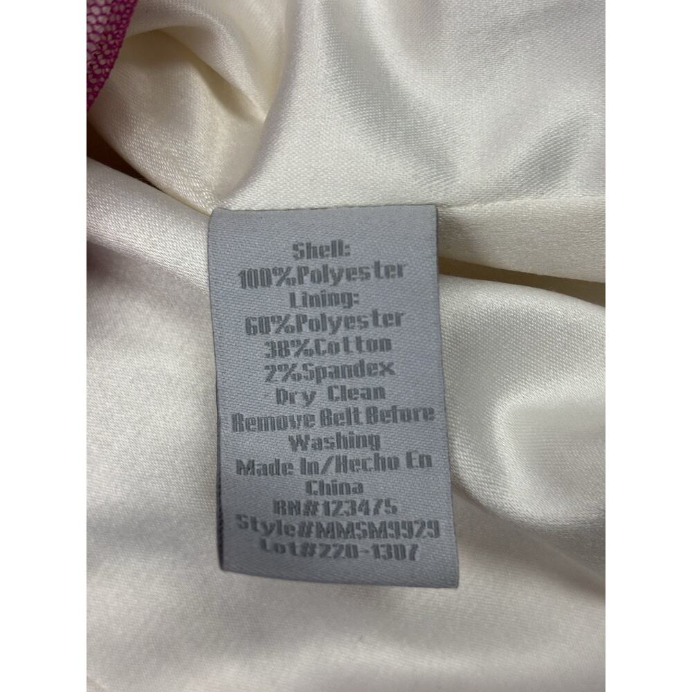 Pearl Georgina Chapman Dress Size 6 Strapless Pink Ruched Cocktail Formal Y2K - Picture 9 of 10